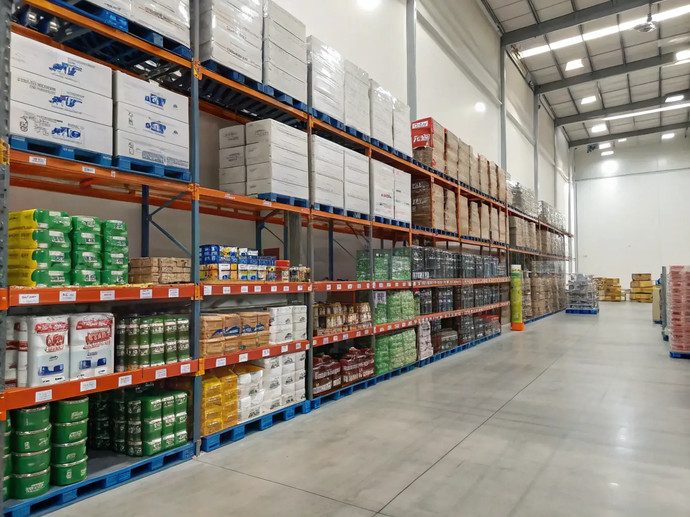 A professional photograph of a successful Nigerian FMCG distributor, showcasing their operations and highlighting the impact of diaspora capital investment. The image should convey success and growth.